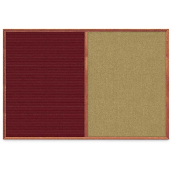 Slim Style Indoor Enclosed Corkboard, 30